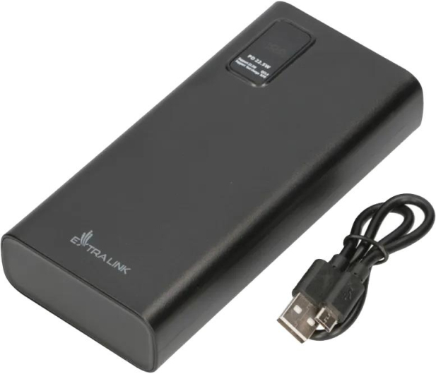 Extralink Powerbank EPB-068 USB-C EX.19508 czarny - 1094190 - zdjęcie 8